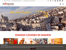 Tablet Screenshot of inhispania.com